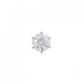 【リメイク】ST/プラチナ 0.725CT ダイヤモンドピアス 片耳 F I1 VG