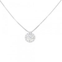 【新品】PT ダイヤモンド ネックレス 0.500CT F SI2 Good