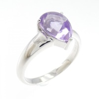 K14WG アメジスト リング 2.00CT