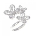 タサキ フラワー ダイヤモンド リング 0.37CT