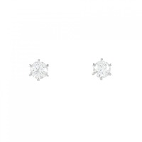 【リメイク】PT/ST ダイヤモンド ピアス 0.235CT 0.244CT D VS1?2 3EXT EXT H&C