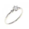 【リメイク】PT ダイヤモンド リング 0.245CT F SI2 3EXT H&C