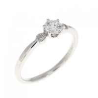 【リメイク】PT ダイヤモンド リング 0.245CT F SI2 3EXT H&C
