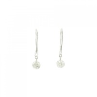 K18WG ダイヤモンド ピアス 0.50CT