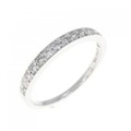 K18WG ダイヤモンド リング 0.27CT