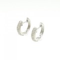K18WG ダイヤモンド ピアス 0.30CT