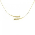 K18YG ダイヤモンド ネックレス 0.74CT