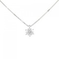 PT ダイヤモンド ネックレス 0.205CT E SI2 VG