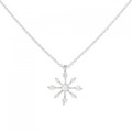 ロイヤル アッシャー ダイヤモンド ネックレス 0.11CT