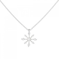 ロイヤル アッシャー ダイヤモンド ネックレス 0.11CT