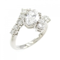 PT ダイヤモンド リング 0.685CT D SI1 マーキスカット