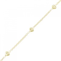 750YG ハート ブレスレット