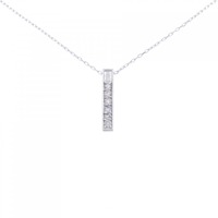 K18WG ダイヤモンド ネックレス 0.30CT