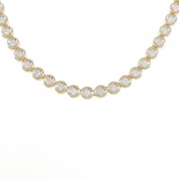 K18YG ダイヤモンド ネックレス 3.01CT