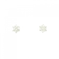 PT ソリティア ダイヤモンド ピアス 0.30CT