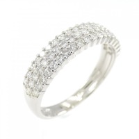 PT パヴェ ダイヤモンド リング 0.50CT