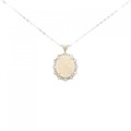 K18YG オパール ネックレス 3.00CT