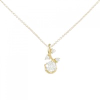 【リメイク】K18YG ダイヤモンド ネックレス 0.318CT F SI1 EXT