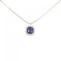 PT サファイヤ ネックレス 2.22CT