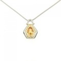 PT/K18/K18WG インペリアルトパーズ ネックレス 3.31CT