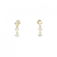ミキモト ダイヤモンド イヤリング 0.26CT