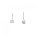 K18WG ダイヤモンド ピアス 0.27CT