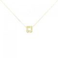 K18YG ダイヤモンド ネックレス 0.03CT