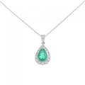 PT エメラルド ネックレス 1.21CT