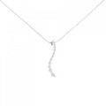 K18WG ダイヤモンド ネックレス 0.30CT