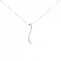 K18WG ダイヤモンド ネックレス 0.30CT