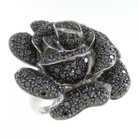 750WG/750BG ローズ ダイヤモンド リング 2.62CT