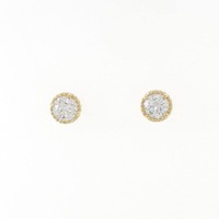 【リメイク】K18YG/ST ダイヤモンド ピアス 0.238CT 0.271CT G SI1 VG-G