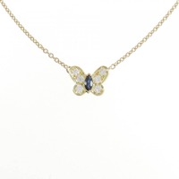 ヴァンクリーフ&アーペル パピヨン ネックレス 0.25CT