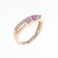 K10PG サファイヤ ピンキーリング 拡散処理未検査