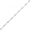 K18WG ダイヤモンド ブレスレット 1CT
