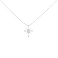 スタージュエリー CROSSING STAR ネックレス 0.04CT