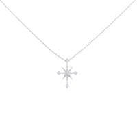 スタージュエリー CROSSING STAR ネックレス 0.04CT