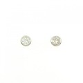 PT ソリティア ダイヤモンド ピアス 0.43CT