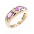 K18PG サファイヤ リング 1.80CT 拡散処理未検査