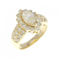 K18YG ダイヤモンド リング 0.722CT