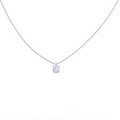 ティファニー ソリティア ネックレス 0.34CT J VVS2 3EXT