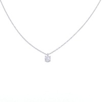 ティファニー ソリティア ネックレス 0.34CT J VVS2 3EXT