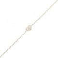 ポンテヴェキオ ハート ダイヤモンド ブレスレット 0.04CT
