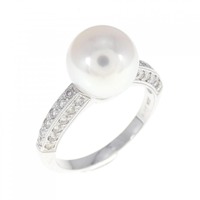 K18WG アコヤパール リング 9.1mm