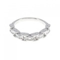 K18WG ダイヤモンド リング 0.13CT