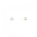 PT ソリティア ダイヤモンド ピアス 0.45CT