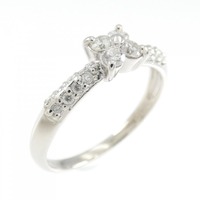 PT フラワー ダイヤモンド リング 0.30CT