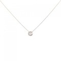 K18PG ダイヤモンド ネックレス 0.10CT