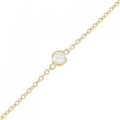 K18YG ダイヤモンド ブレスレット 0.10CT