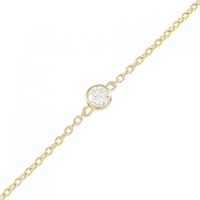 K18YG ダイヤモンド ブレスレット 0.10CT